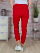 Gumis derekú, len anyagú, piros nadrág S-M,M-L,L-XL,XL-XXL