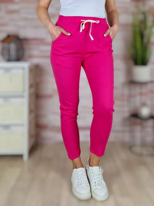 Gumis derekú, len anyagú nadrág S-M,M-L,L-XL,XL-XXL