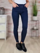 Push-up, farmerhatású, csőszárú, sötétkék nadrág XS-S,S-M,M-L,L-XL,XL-XXL
