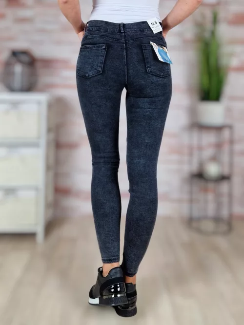 Push-up, farmerhatású, csőszárú, fekete nadrág XS-S,S-M,M-L,L-XL,XL-XXL