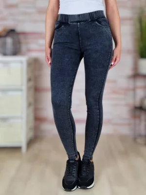 Push-up, farmerhatású, gumis derekú nadrág S-XXL-ig