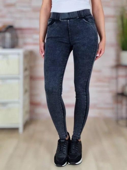 Push-up, farmerhatású, gumis derekú nadrág S-XXL-ig