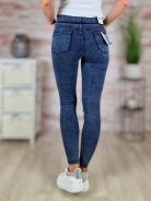Push-up, farmerhatású, gumis derekú nadrág S-XXL-ig