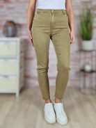 Díszgombos, mom fit fazonú, farmernadrág nadrág XS-XL-ig