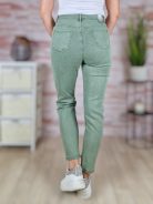 Díszgombos, mom fit fazonú, farmernadrág nadrág XS-XL-ig