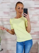 Puffos és rövid ujjú, kereknyakú felső XS-S-M