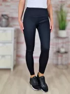 Alakformáló, fekete farmer leggings S-XL-ig