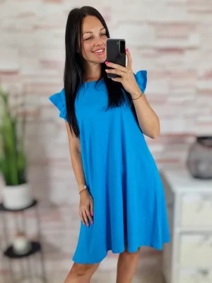 Pillangó ujjú, A vonalú, pamut ruha S-M-L
