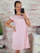 Pillangó ujjú, A vonalú, pamut ruha S-M-L