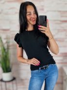 Dupla fodros, bordázott anyagú, ujjatlan felső XS-S-M