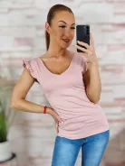 Elől hátul v kivágású, ujjatlan felső S-M