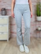 Gumis derekú, bővülő szárú (trapéz) nadrág S-M,M-L