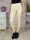 Magas derekú, bézs színű műbőr leggings S-M,M-L,L-XL