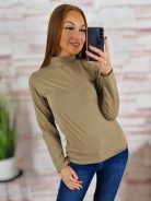 Félgarbós, hosszú ujjú, basic felső S-M,M-L