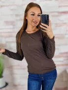 Kereknyakú, hosszú ujjú, basic felső S-M,M-L