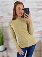 Félgarbós nyakú, puha, kötött anyagú felső S-M-L