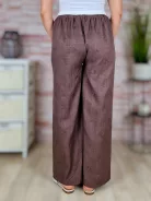 Gumis derekú, masni mintás, bő szárú nadrág M-L,XL-XXL