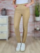 Gumis és magas derekú, díszgombos, zsebes nadrág S-XL-ig