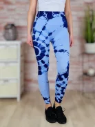 Batikolt mintás, gumis derekú, scrunch (fenéknél húzott) leggings S-M-L