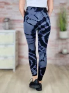 Batikolt mintás, gumis derekú, scrunch (fenéknél húzott) leggings S-M-L