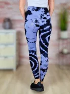 Batikolt mintás, gumis derekú, scrunch (fenéknél húzott) leggings S-M-L