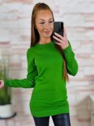 Passzés aljú és ujjú, gépi kötött anyagú tunika S-M-L