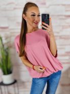 Gumis aljú, rövid ujjú, pamut-viszkóz anyagú felső L-XL-XXL