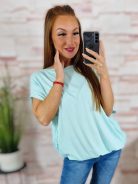 Gumis aljú, rövid ujjú, pamut-viszkóz anyagú felső L-XL-XXL