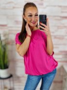 Gumis aljú, rövid ujjú, pamut-viszkóz anyagú felső L-XL-XXL
