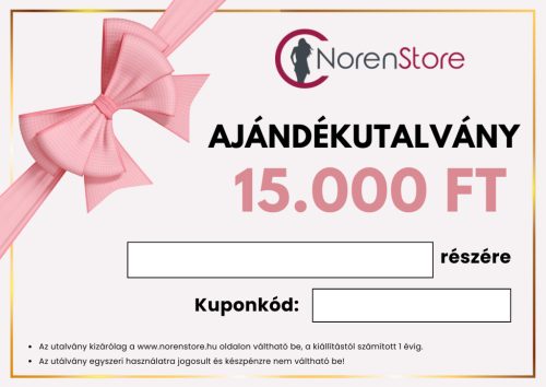 Ajándékutalvány 15.000 Ft értékben