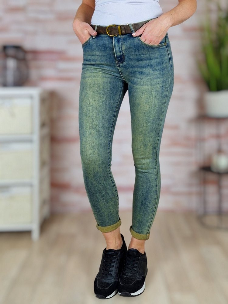 Öves, koptatott, zsebes farmernadrág XS-XL-ig